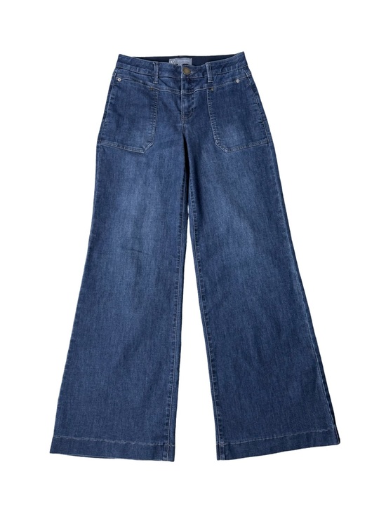 Wit & Wisdom Denim - Wit & Wisdom Ab Solution Women Jeans High Rise Wide
Leg Stretch Color Indigo 4